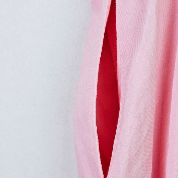 Madewell Pink Fleur Bow-Back Midi Apron Dress Sundress Button Hip Pockets, 2 - Picture 6 of 11